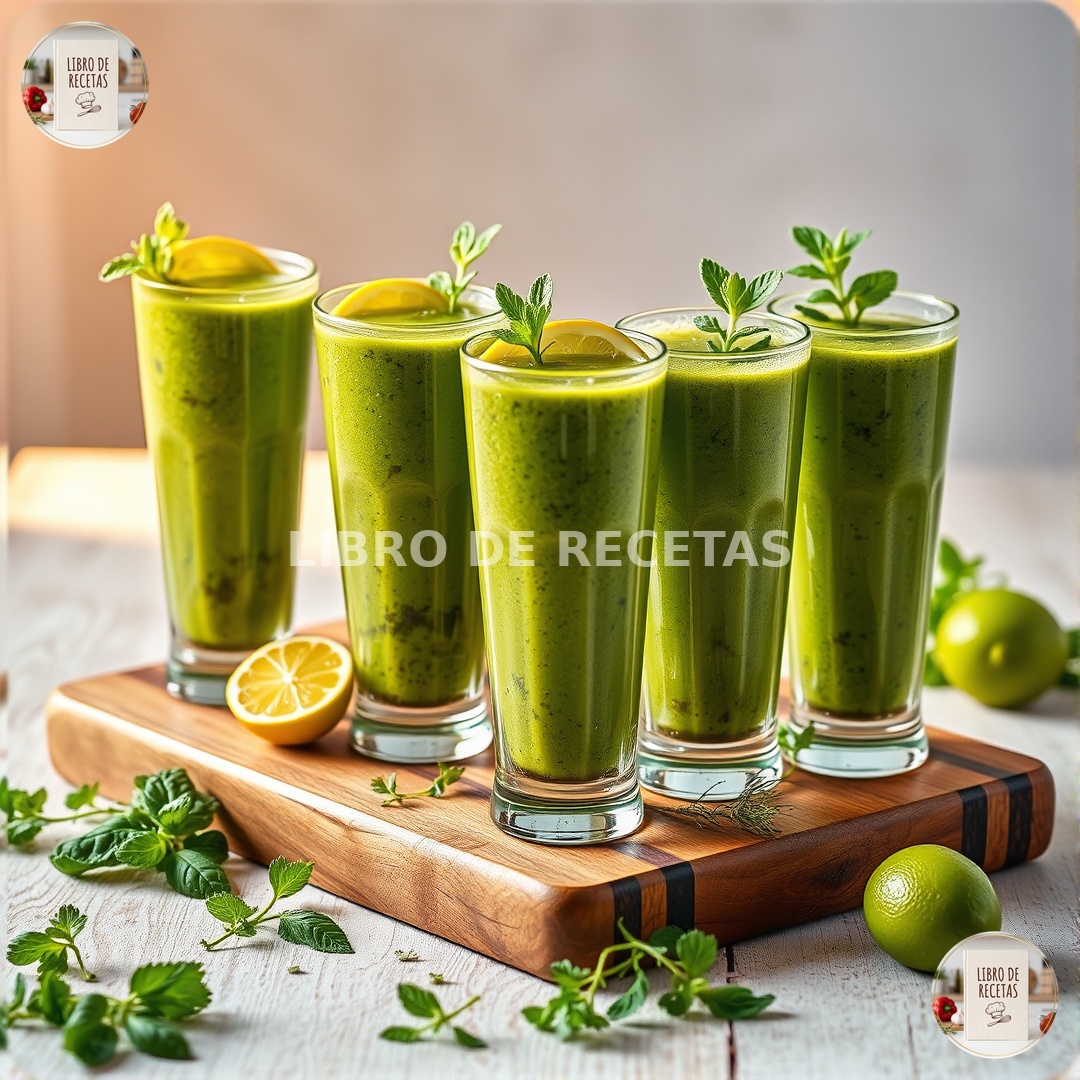 5 Licuados Verdes Deliciosos Para Combatir La Hinchazón Y Sentirte Liviano 🥬🍋🌿 - imagen 2