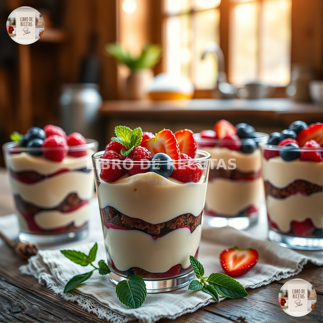 Descubre 4 Postres En Vaso Deliciosos Y Fáciles De Preparar En Casa 🥛🍓🍫 - imagen 2