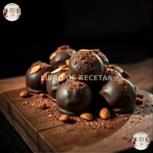 Te Enseño 4 Trufas Caseras De Chocolate Y Almendra Que Son Adictivas 🍫🌰🤤 - variación 1