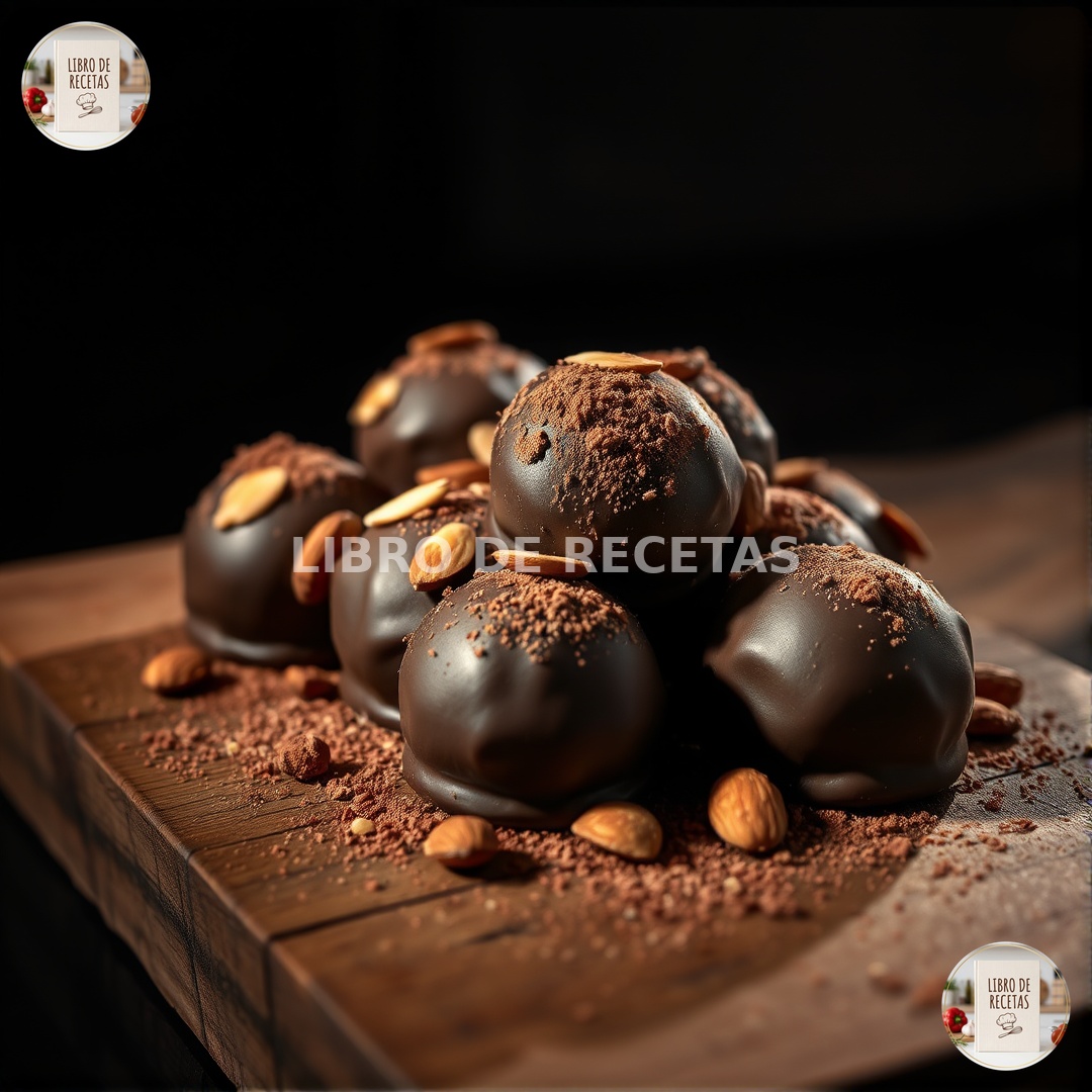 Te Enseño 4 Trufas Caseras De Chocolate Y Almendra Que Son Adictivas 🍫🌰🤤 - imagen 1