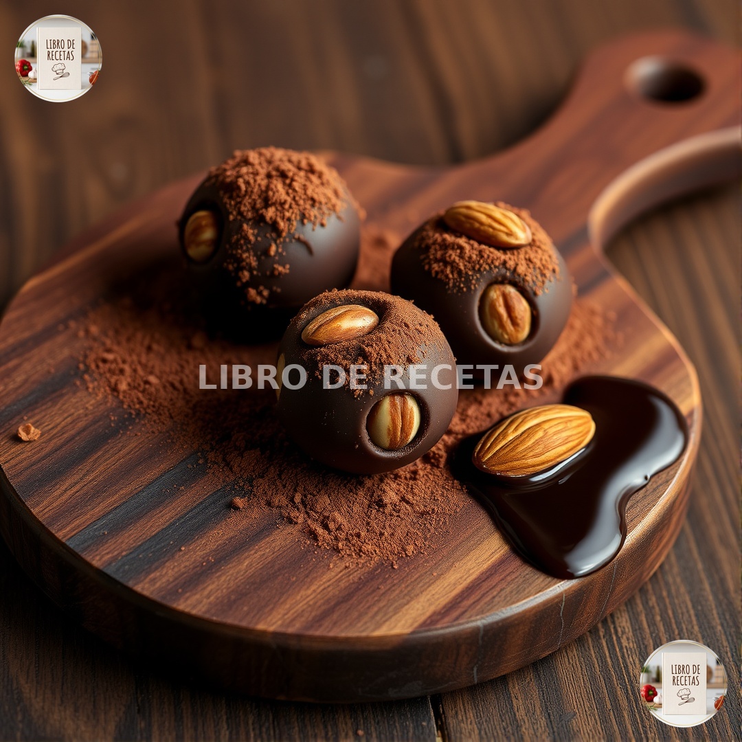 Te Enseño 4 Trufas Caseras De Chocolate Y Almendra Que Son Adictivas 🍫🌰🤤 - imagen 2