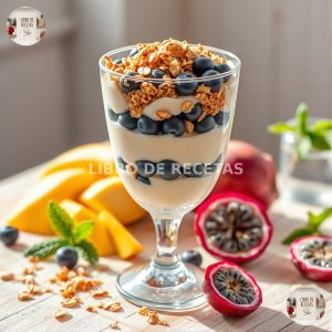 Te Dejo 4 Postres En Vaso Con Leche Y Arándanos Irresistibles 🫐🥛✨ - variación 1