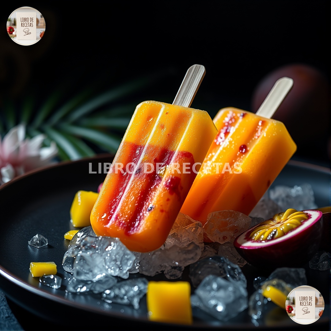 Te Dejo 4 Paletas Caseras De Maracuyá Y Mango Que Son Exquisitas 🥭💛🍭 - imagen 1