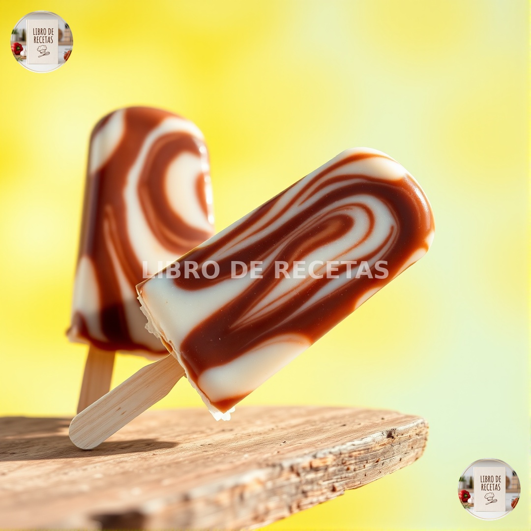 4 Paletas Caseras De Crema De Chocolate Y Vainilla Para El Verano 🍦🍫☀️ - imagen 2