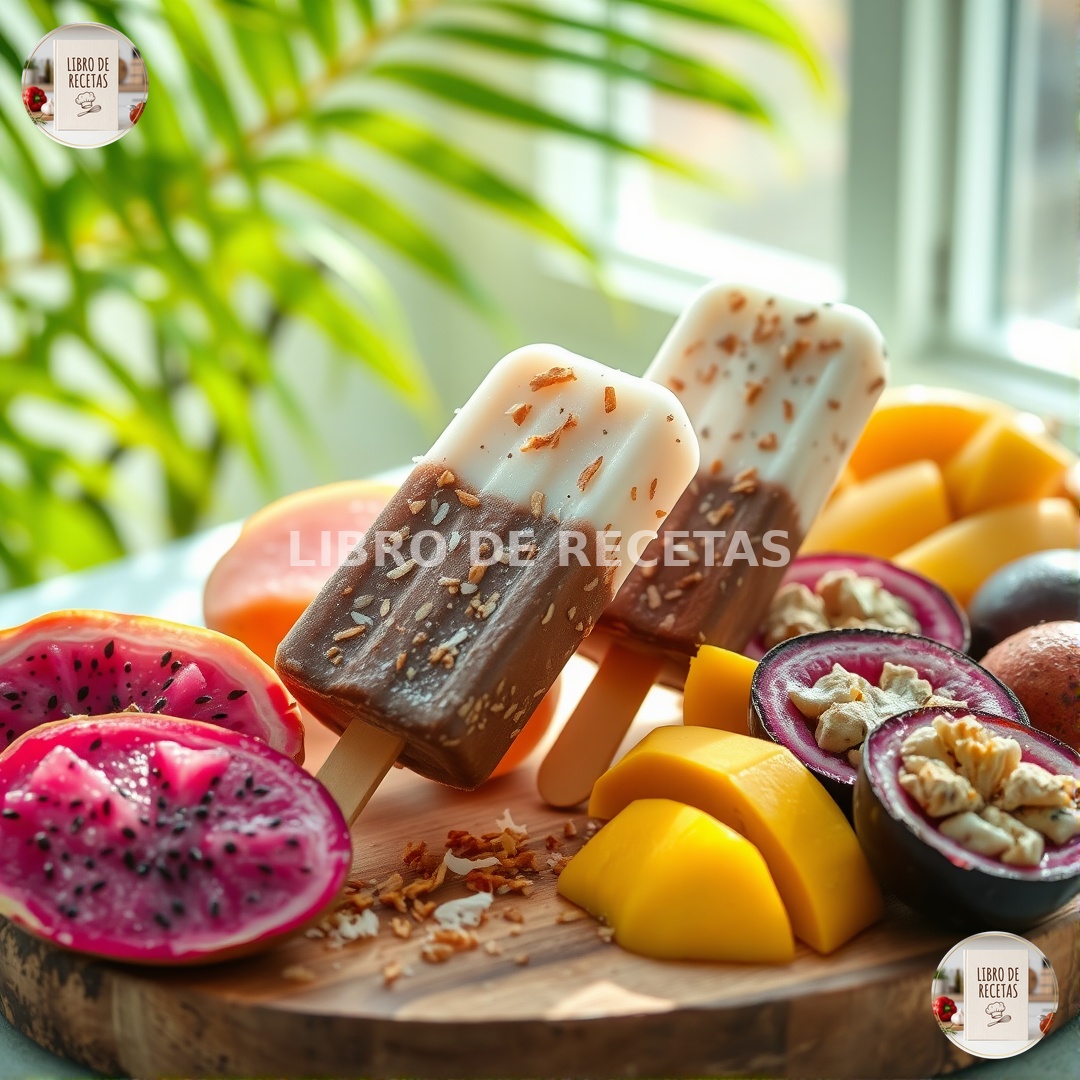 Te Dejo 5 Paletas Caseras De Chocolate Y Coco Que Son Tropicales 🍫🥥🏝️ - imagen 2
