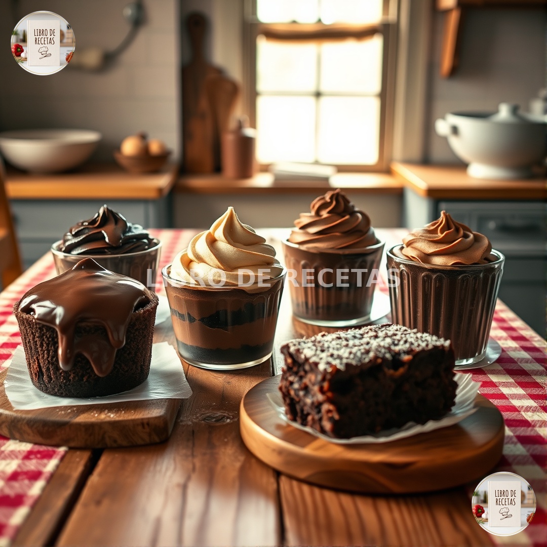 Te Enseño 6 Postres De Chocolate Con Solo 4 Ingredientes Básicos 🍫✨🧾 - imagen 2