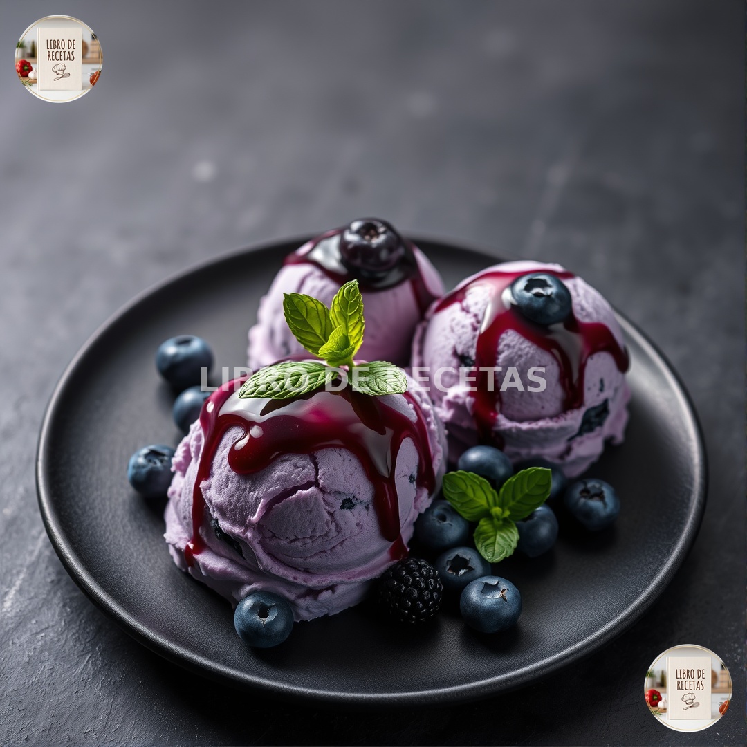 Te Enseño 5 Recetas De Helado De Arándanos Irresistibles Y Caseros 🍦🫐😋 - imagen 1