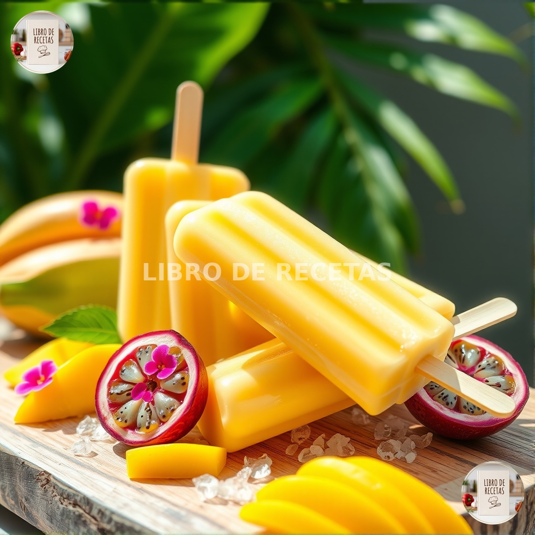 Te Enseño 5 Paletas Caseras De Yogurt Y Maracuyá Que Son Crema Pura 🍦💛😍 - imagen 2